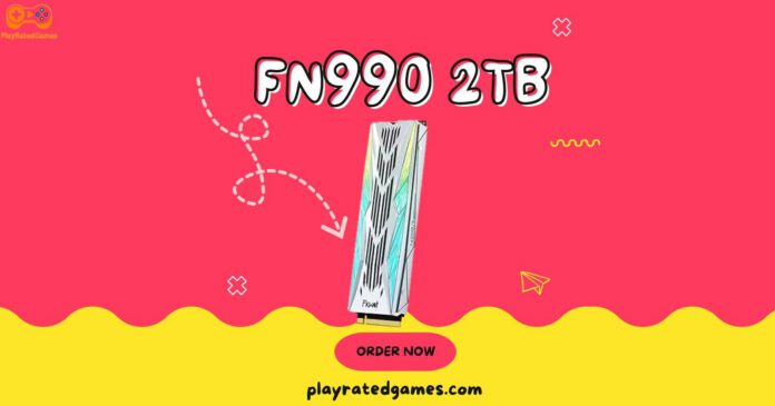 Fikwot FN990 Gen4x4 2TB NVMe SSD – Ultra-Fast Storage with RGB Cooling Fikwot FN990 2TB NVMe SSD with RGB heatsink for gaming desktops and PS5
