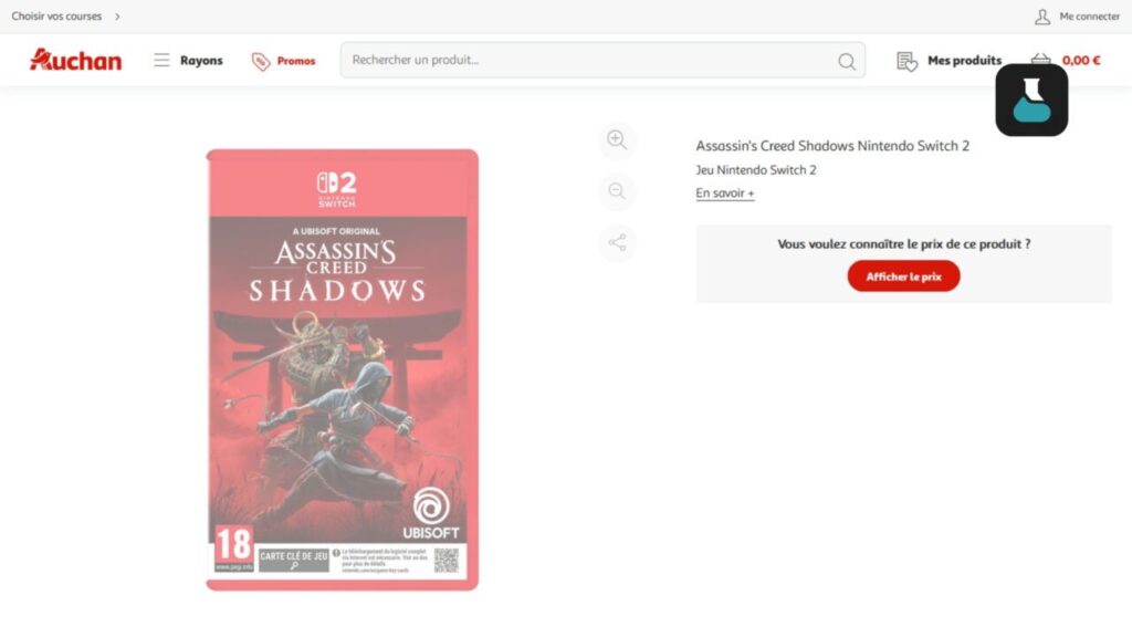 Assassin's Creed Shadows Nintendo Switch 2