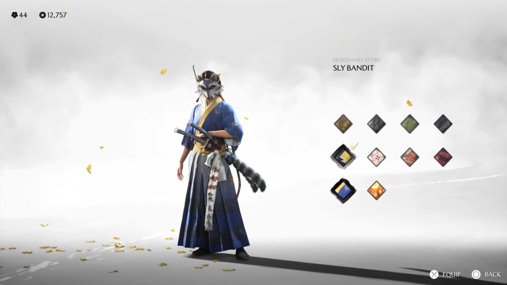 Ghost of Yotei easter eggs: sly cooper blue dye