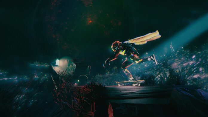 Devolver Digital confirms launch-day release for its trippy Skate Story game
