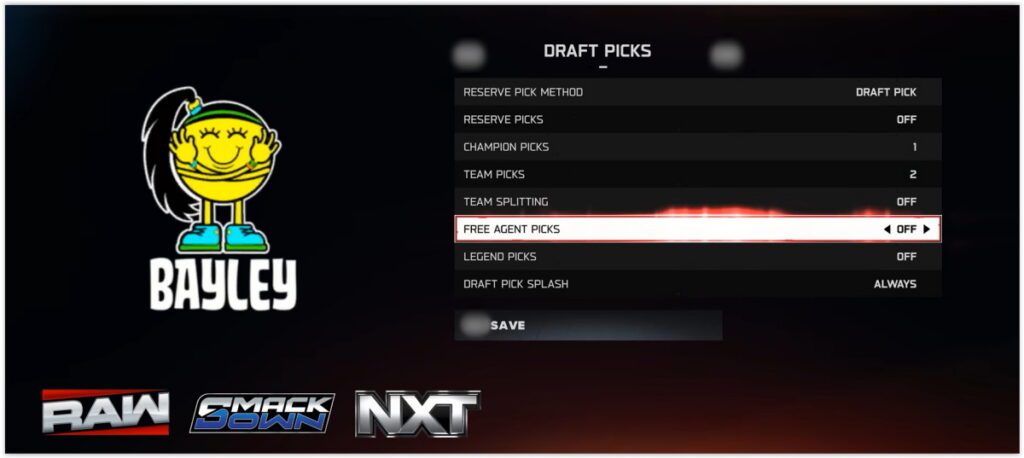 WWE 2K26 Universe Draft
