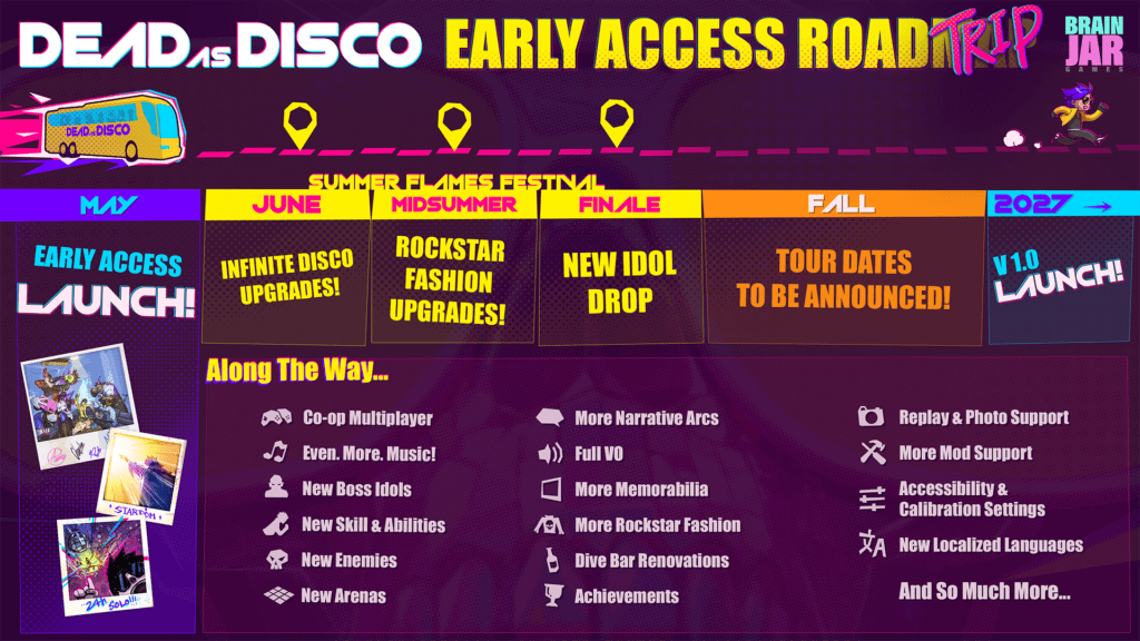 Dead as Disco Reveals Early Access Roadmap